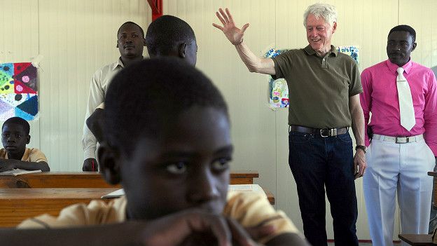 Bill Clinton en Haití