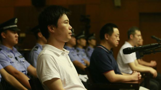 快播总裁王欣在此次庭审中认罪认罚。