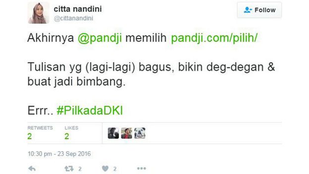 potongan twitter