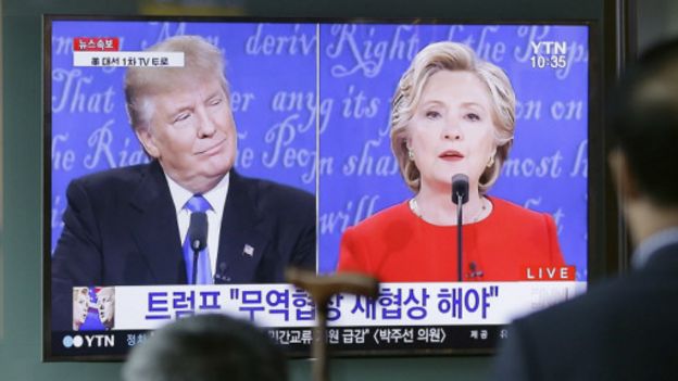 由于核试验的因素，朝鲜问题曾成为总统竞选辩论的热点话题。
