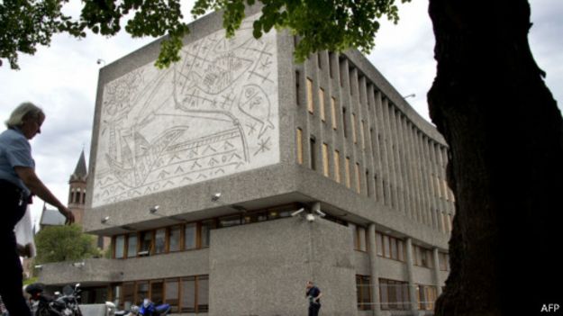 Edificio Y, oficina del gobierno, en Oslo