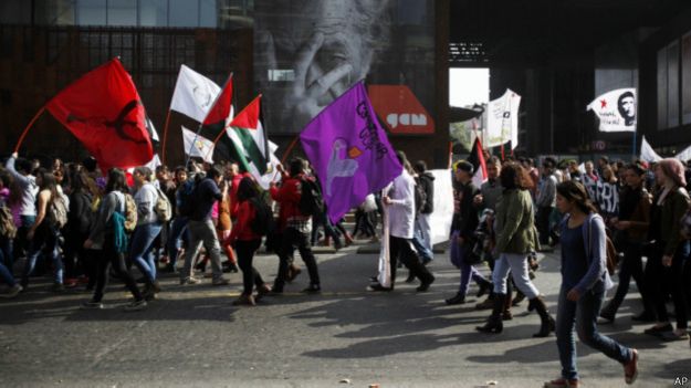 Protesta de estudiantes