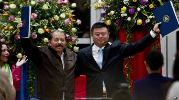 Daniel Ortega y Wang Jing