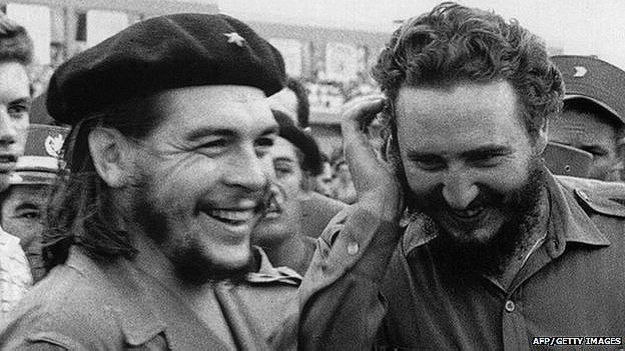 Che Guevara y Fidel Castro