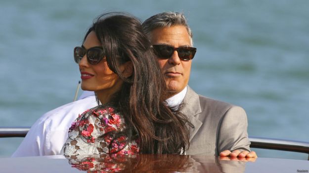 Клуни женился на адвокате и правозащитнице Амаль Аламуддин