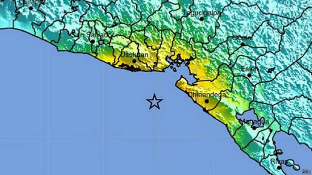 Sismo en El Salvador