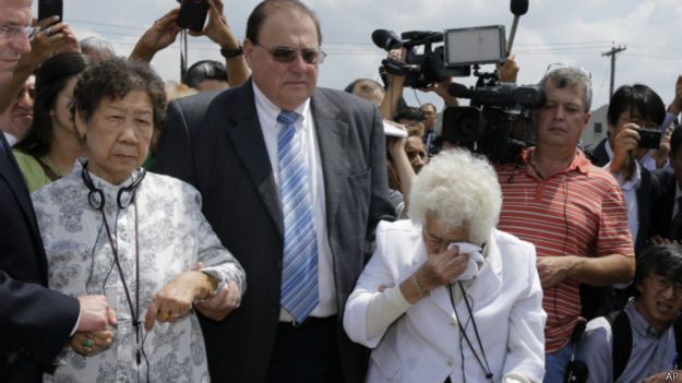 兩名86和87歲高齡的韓國慰安婦