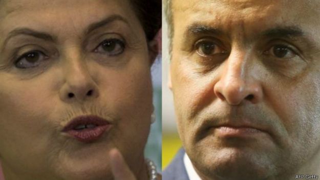 Dilma e Aécio (AFP-Getty)