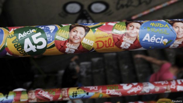Campanha de Dilma e Aécio / Crédito: Reuters