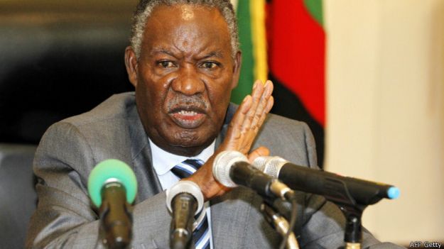 Президент Замбии Майкл Сата