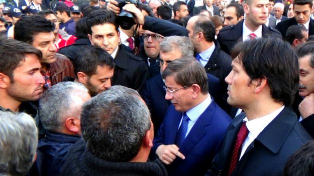 Erdoğan ve Davutoğlu Ermenek'teki madeni inceledi