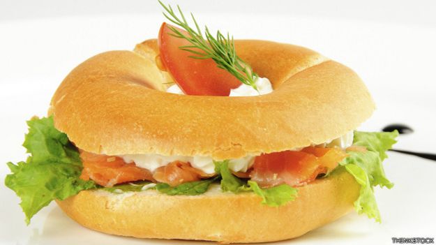 Bagel de salmón