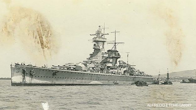 Graf Spee, foto de Alfredo Etchegaray