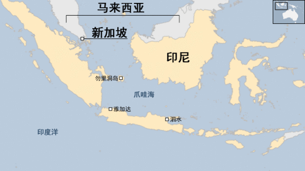 亚洲航空印尼泗水飞新加坡客机失联图片