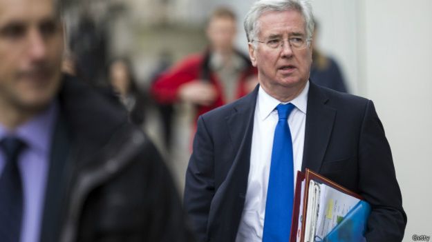 Министр обороны Великобритании Майкл Фаллон