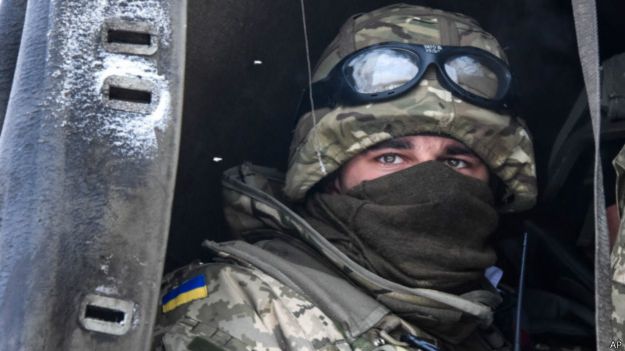 Украинский боец