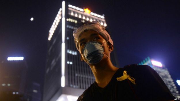 香港佔中示威者