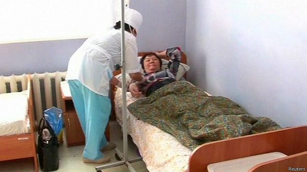 Пациент в казахской больнице