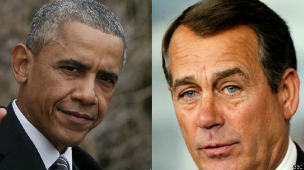 Obama y Boehner