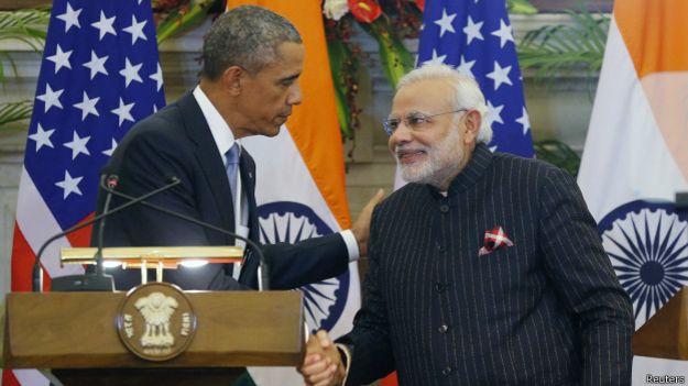 बराक ओबामा, नरेंद्र मोदी