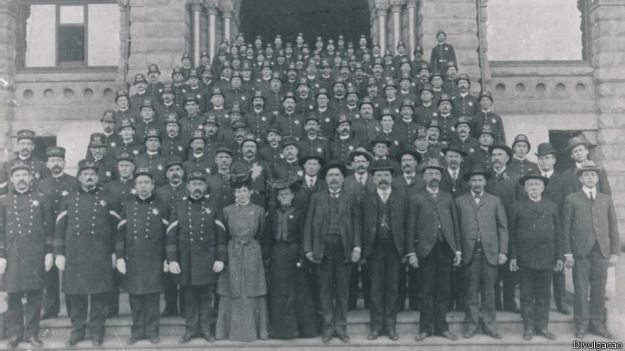 Polícia de Los Angeles em 1904 | Foto: Divulgação