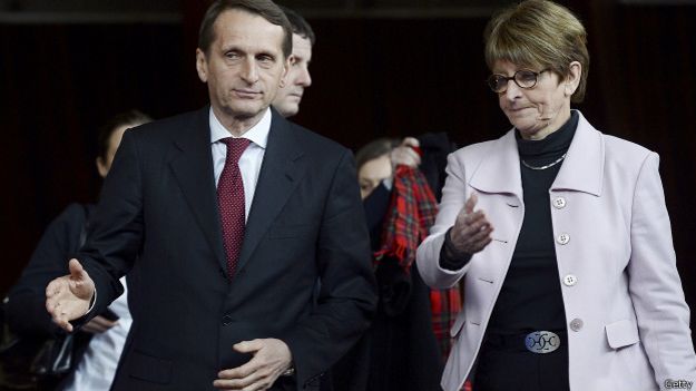 Сергей Нарышкин и Анн Брассер