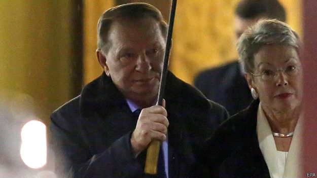 Леонид Кучма и Хайди Тальявини