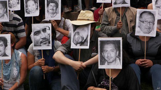 Protesta por la muerte de periodistas en Veracruz