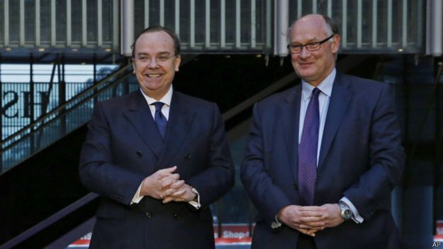 Stuart Gulliver e Douglas Flint (foto: AP)