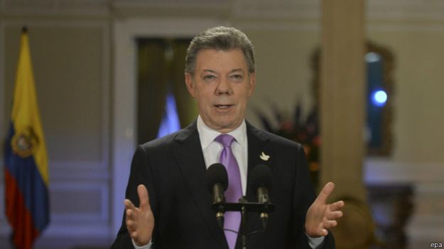 Juan Manuel Santos, presidente de Colombia