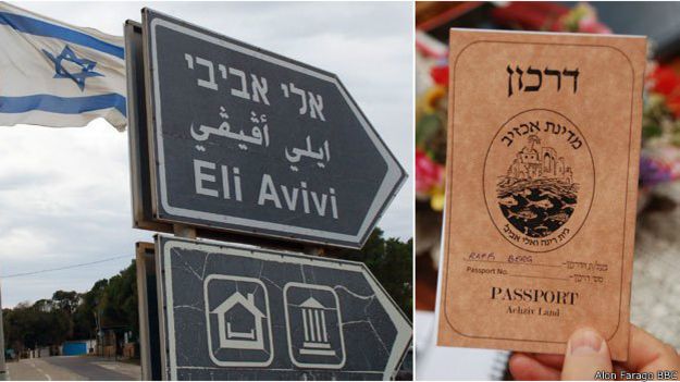Cartel y pasaporte de Achzivland