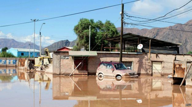 Inundaciones en Chile 