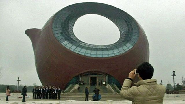 Teapot-shaped building, China