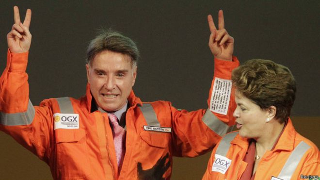 Eike Batista y Dilma Rousseff
