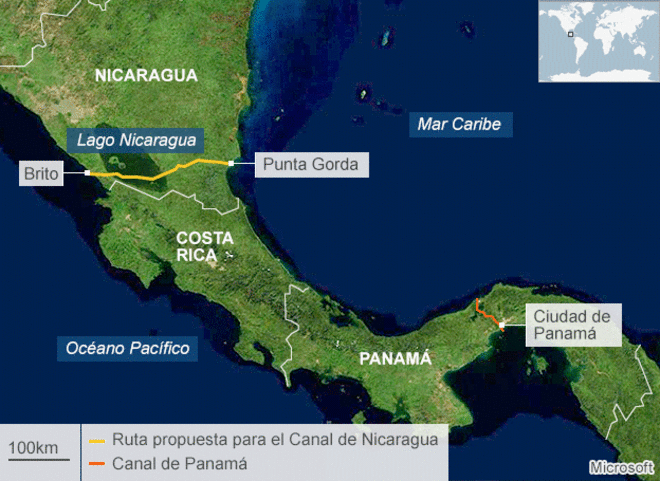 Ruta Canal de Nicaragua