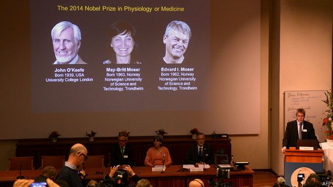 Ganadores del Nobel de Medicina 2014