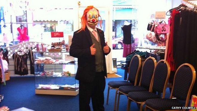 Payaso misterioso en Portsmouth