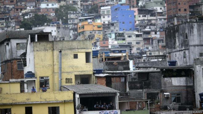 Favela da Rocinha, no Rio de Janeiro / Crédito: Reuters