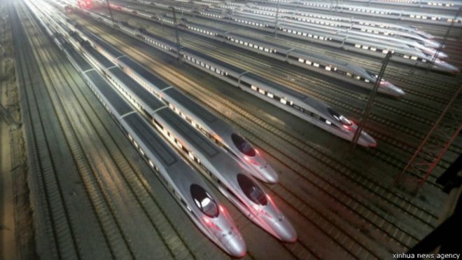 中国高铁（新华社图片）