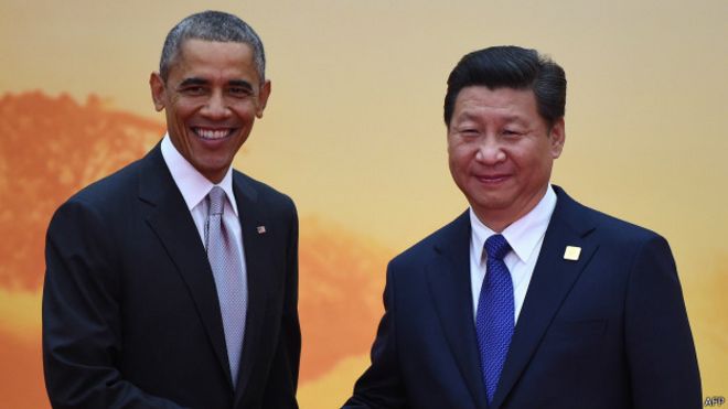 Barack Obama y Xi Jinping