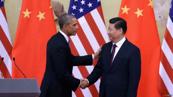 Barack Obama e Xi Jinping (Foto: Getty)