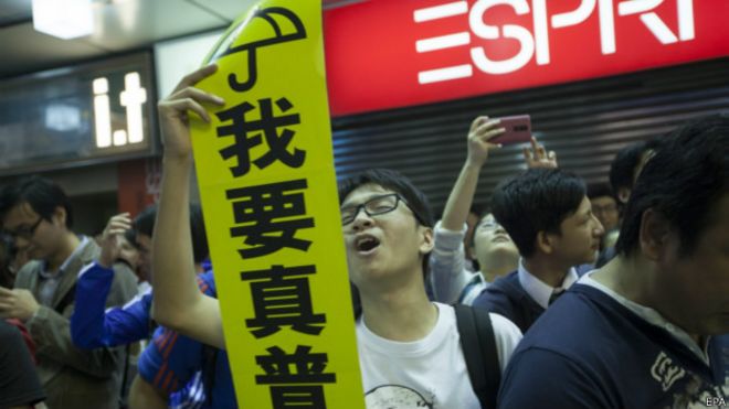 Mong protesters