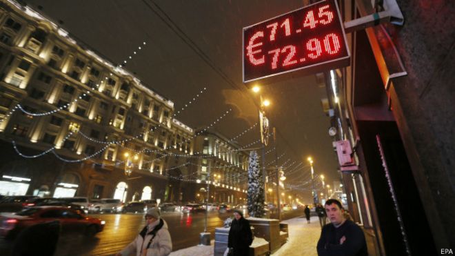 俄國大幅上調利率 盧布跌入新低