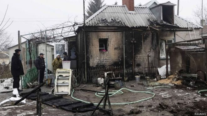 Разрушения на Украине