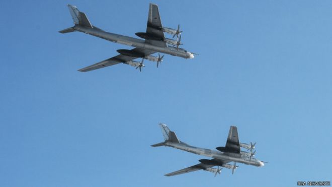 Российские бомбардировщики Ту-95