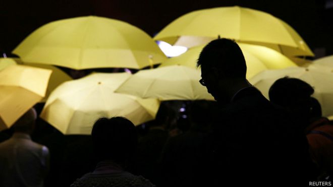 香港占中示威者