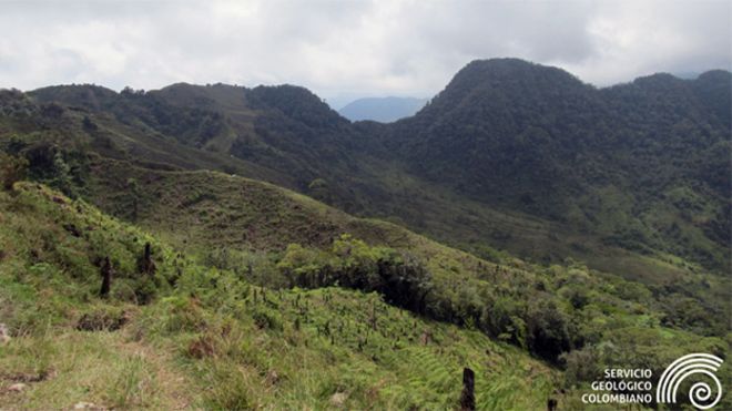 Volcán El Escondido, Colombia.