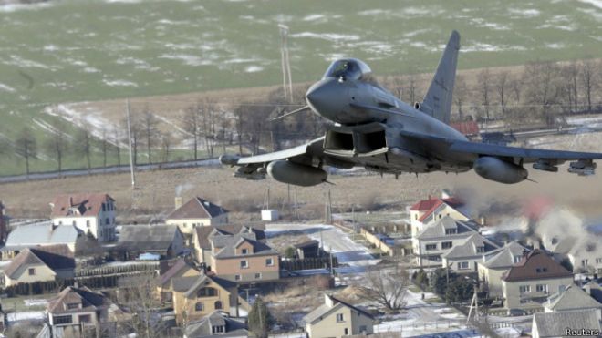 Истребитель на Прибалтикой