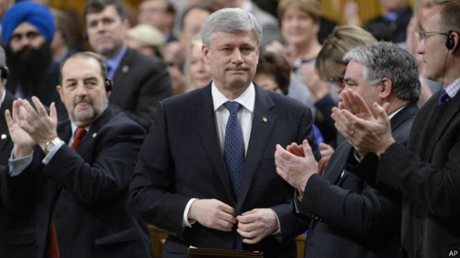 First Canadian Minister, approving the bombardments.