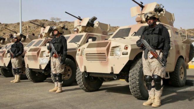 சவூதியின் சிறப்புப்படைகள் யேமெனிய அரசுக்கு ஆதரவாக போரிட்டு வருகின்றன